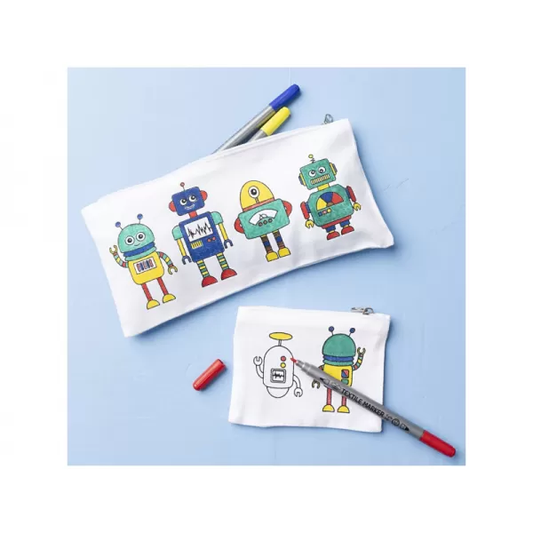 Kreativní sada Mini Craft Kit Textile Colouring Robot