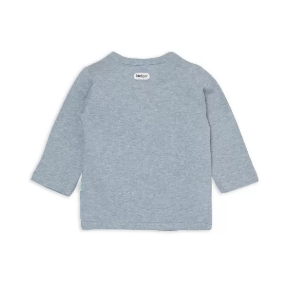 LODGER Zavinovací kabátek Melange Blue Fogg vel. 62