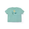 Little Dutch Tričko a kraťasy Seashells / Stripes Surf Blue vel. 98/104
