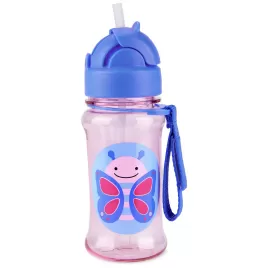 SKIP HOP Zoo tritan Láhev s brčkem 355ml 12m+