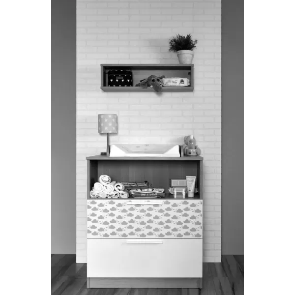 Faktum Velká sada dětského pokoje Poppi jasan 2+1 zdarma