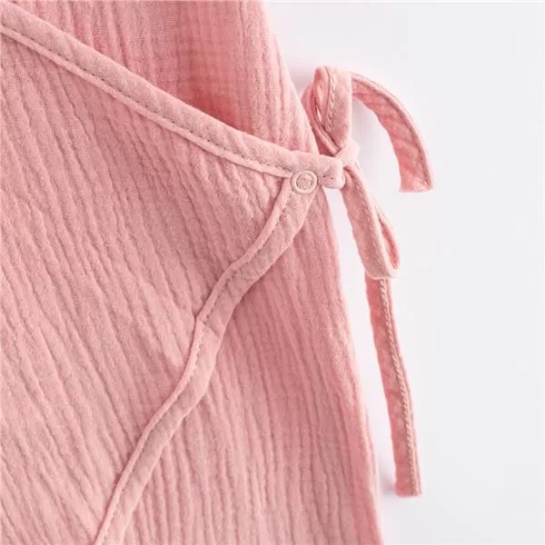 New Baby Kojenecký letní mušelínový overal pink