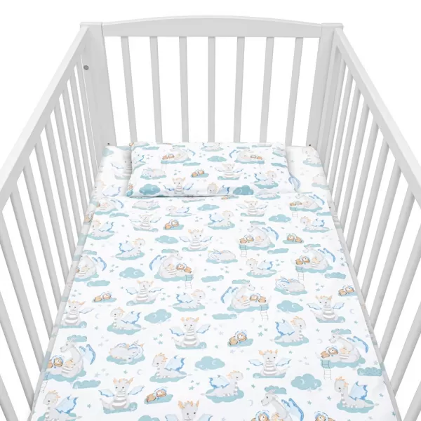 New Baby 2-dílné ložní povlečení Dráček 90/120 cm