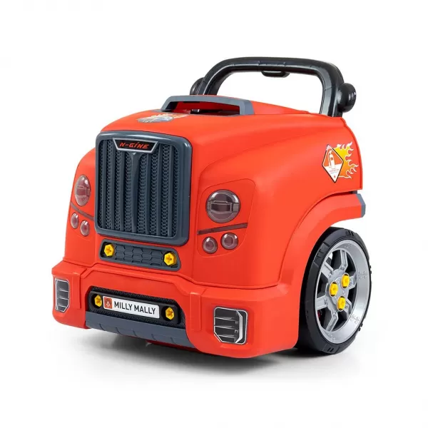 Milly Mally Realistický model přední části auta s otevírací kapotou N-GINE red