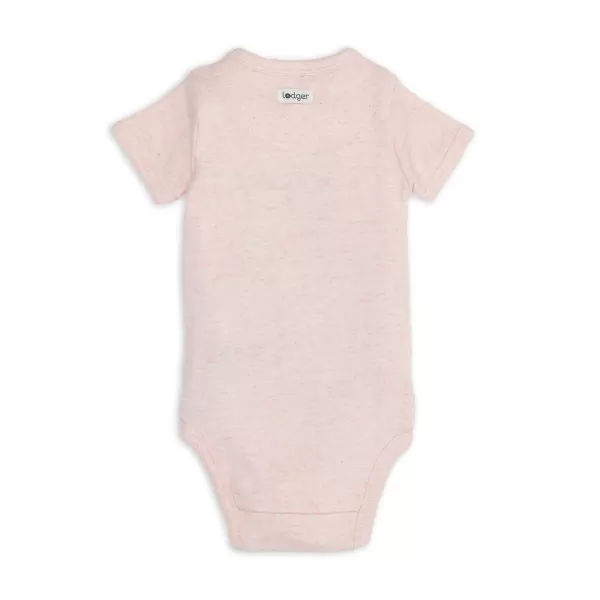 LODGER Body s krátkým rukávem Melange Tan vel. 80