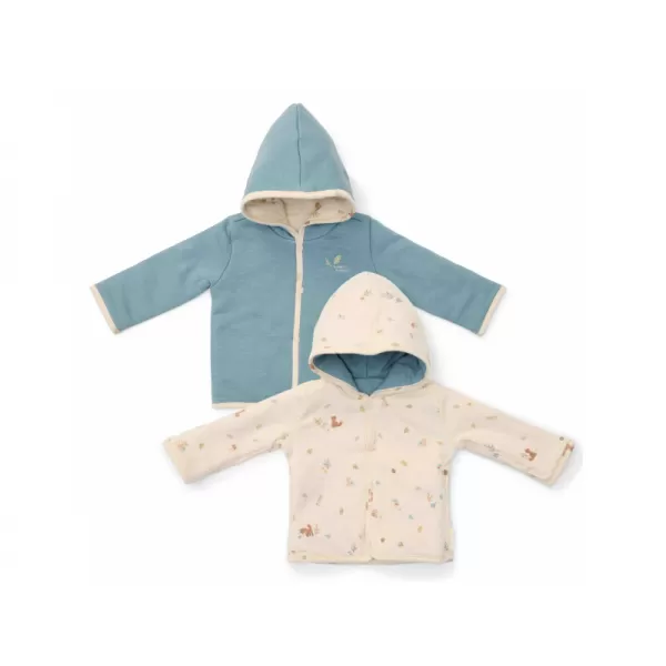 Little Dutch Kabátek oboustranný Stone Blue vel. 74