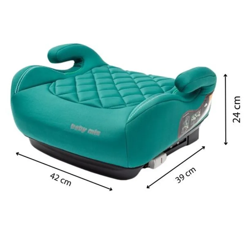 Baby Mix Autosedačka-podsedák HERO Plus ISOFIX I-SIZE grey 2026