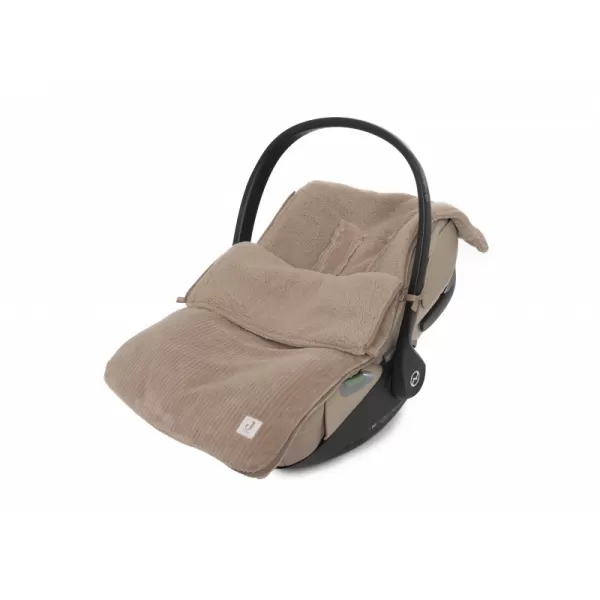 Jollein Fusak do autosedačky Cloudy Rib Milky Coffee