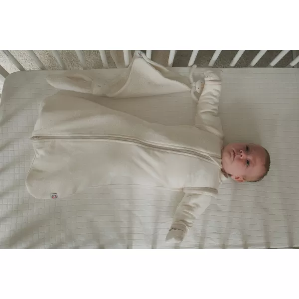 LODGER Spací pytel s rukávy Matcha Birch vel. 50/62