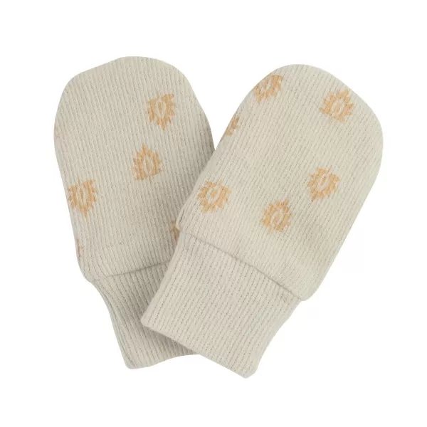 LODGER Mittens Print Rib Birch