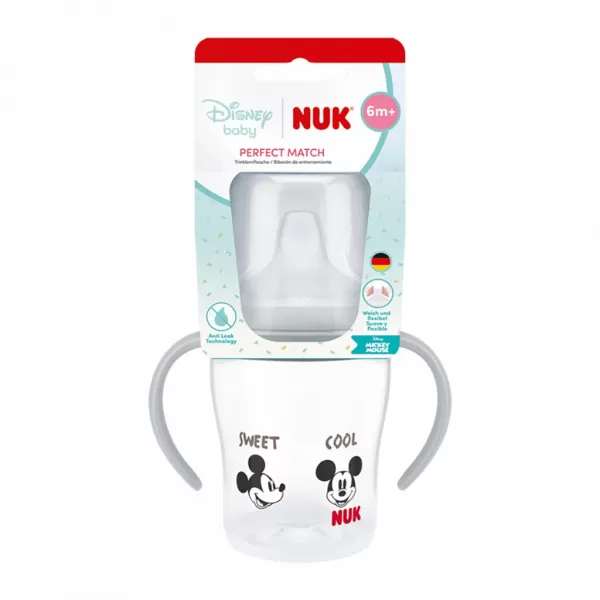 Nuk Kojenecká láhev Perfect Match na učení DISNEY Minnie grey 150 ml