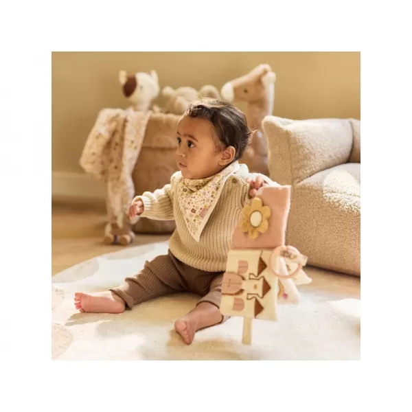 Jollein Textilní knížka s aktivitami Flower Fairies