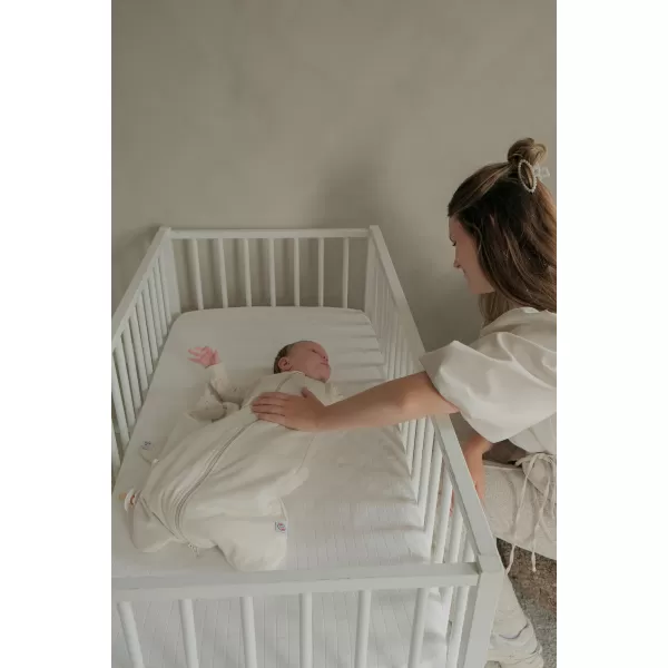 LODGER Spací pytel s rukávy Matcha Birch vel. 50/62