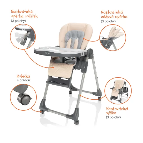 Zopa Dětská židlička Monti 2