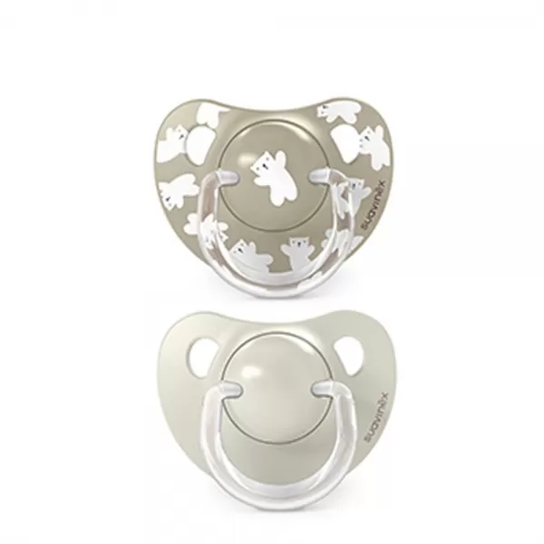 SUAVINEX Dudlík anatomický silikon +18 m 2 ks WILD & FREE