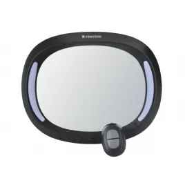 KikkaBoo Zpětné zrcátko do auta s LED světlem