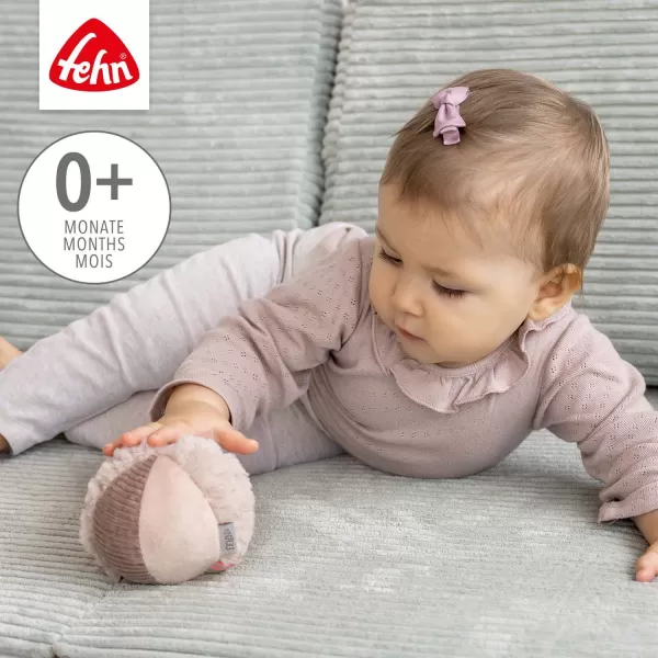 Baby Fehn Chrastící balón plameňák, Pink