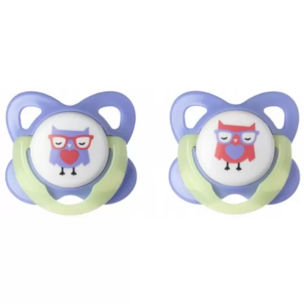 Tommee Tippee Šidítko latex ortodontické 2 ks 6-12m Basic