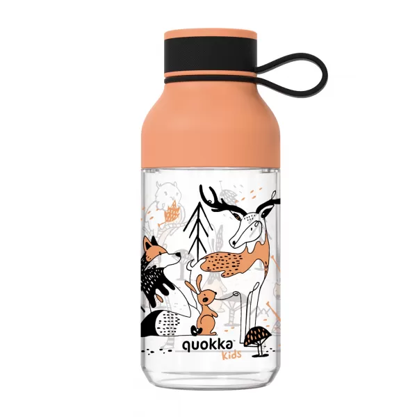 Quokka Plastová láhev Ice Kids s poutkem 430 ml