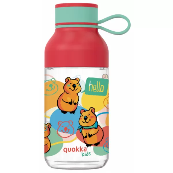 Quokka Plastová láhev Ice Kids s poutkem 430 ml