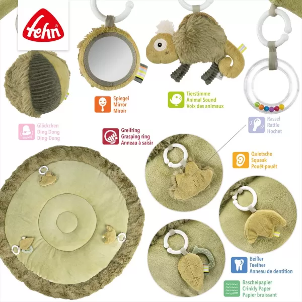 Baby Fehn 3D aktivity deka chameleon, Crazy