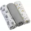 BABYONO Pleny mušelínové Super soft 3 ks