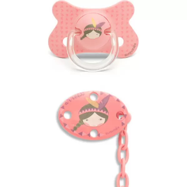 Suavinex ŠIDÍTKO FUSION anatomické SILIKON 4-18 m + KLIP