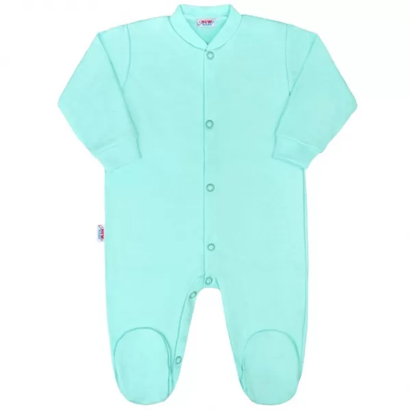 New Baby Kojenecký overal Classic II šedý s hvězdičkami