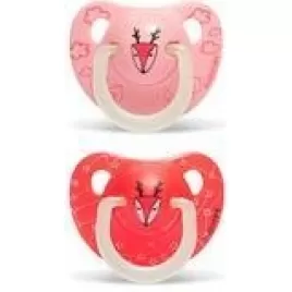 Suavinex ŠIDÍTKO DEN&NOC Anatomické SILIKON 6-18 m - 2 ks