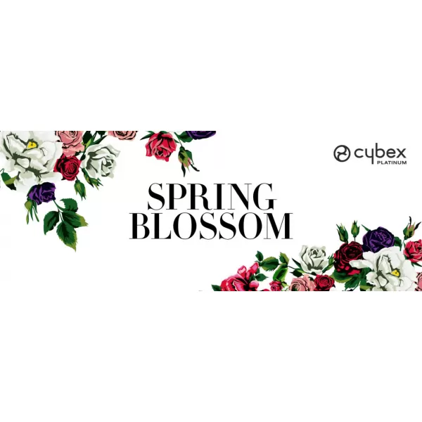 CYBEX Rám Priam 4.0, Seat Pack, Lux Carry Cot + Cloud T i-Size Spring Blossom