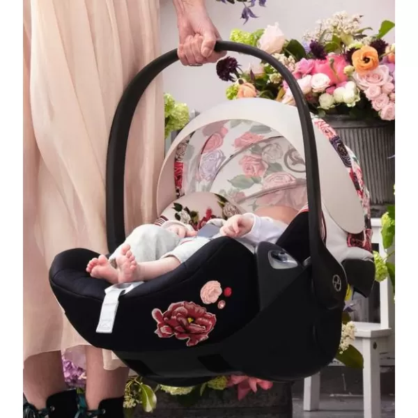 CYBEX Rám Priam 4.0, Seat Pack, Lux Carry Cot + Cloud T i-Size Spring Blossom