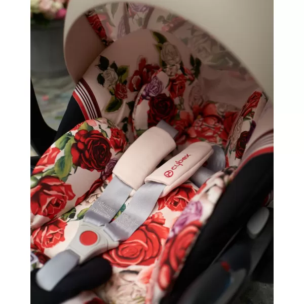 CYBEX Rám Priam 4.0, Seat Pack, Lux Carry Cot + Cloud T i-Size Spring Blossom