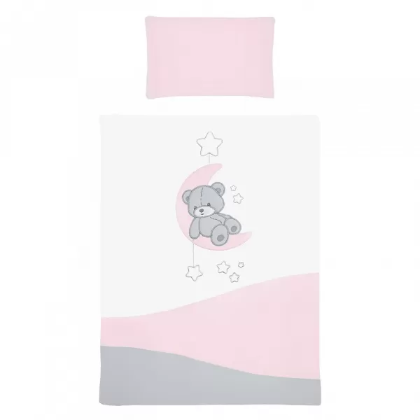 Belisima 3-dílné ložní povlečení Teddy Bear 90/120 růžové