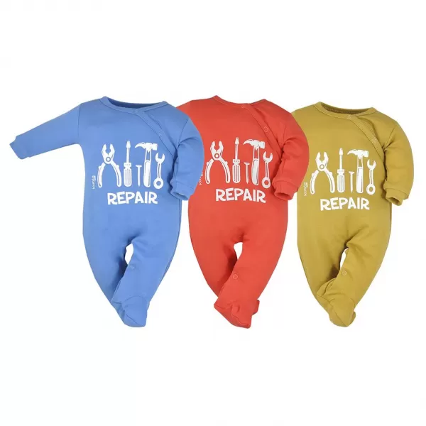 Koala Kojenecký bavlněný overal Repair dark peach