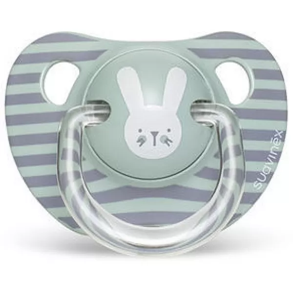 Suavinex PREMIUM Dudlík anatomický HYGGE 6-18 m PROUŽKY