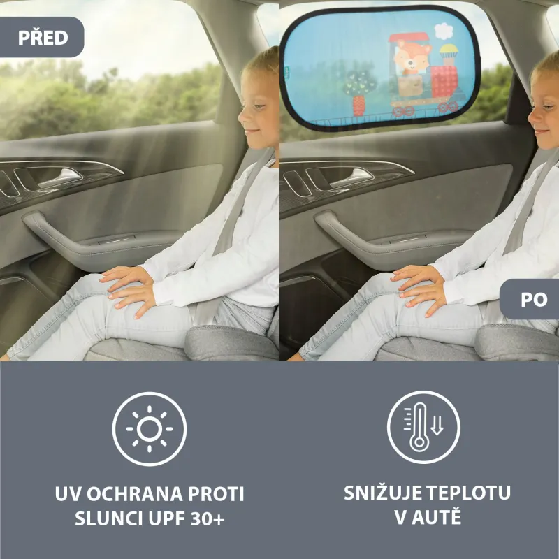 Zopa Sluneční clona do auta zvířátka