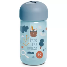 Suavinex Lahvička s brčkem FOREST 340 ml