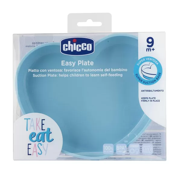 Chicco Silikonový talíř srdíčko 9 m+