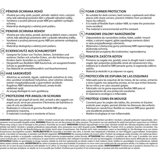 Zopa Pěnová ochrana rohů 4ks