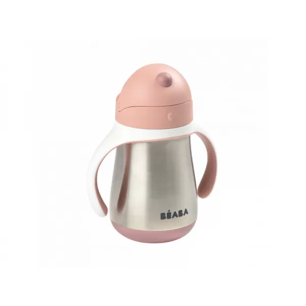 Beaba Hrnek termoizolační s brčkem nerez 250ml