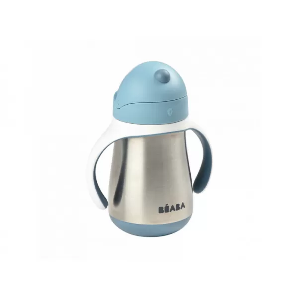 Beaba Hrnek termoizolační s brčkem nerez 250ml