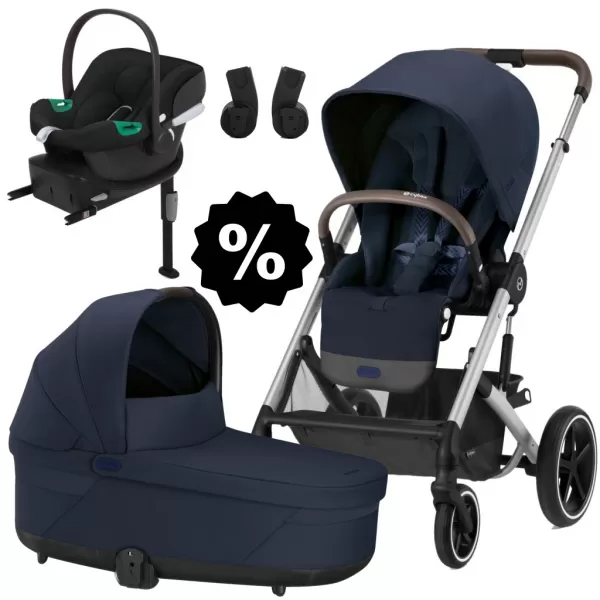 CYBEX Set Balios S Lux + korba + adaptéry + autosedačka + základna