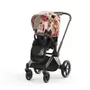 CYBEX Rám Priam 4.0, Seat Pack, Lux Carry Cot + Cloud T i-Size Spring Blossom