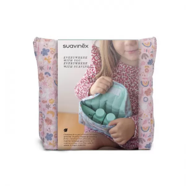 SUAVINEX Kosmetická sada na cesty V BAVLNĚNÉ TAŠTIČCE