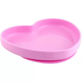 Chicco Silikonový talíř srdíčko 9 m+
