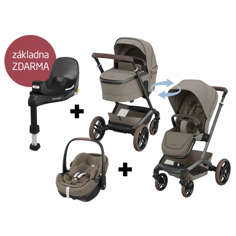 Maxi Cosi Set Fame + Pebble 360 Pro 2 + základna zdarma