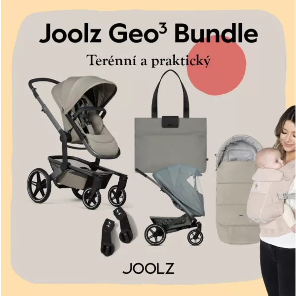 JOOLZ Geo3 kompletní set + DÁRKY a NOSÍTKO ERGOBABY