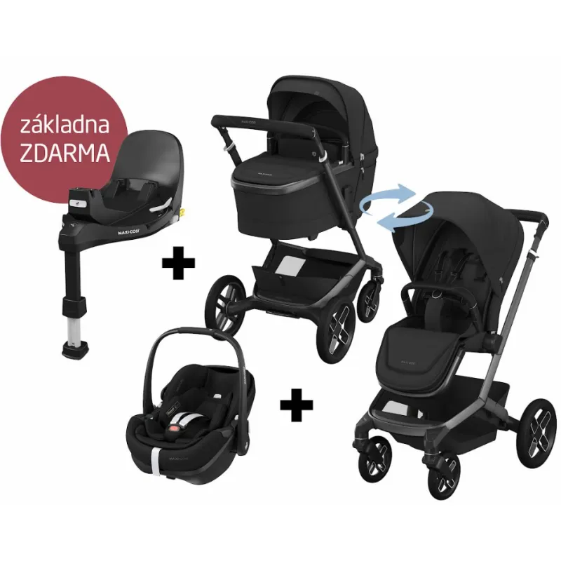 Maxi Cosi Set Fame + Pebble 360 Pro 2 + základna zdarma
