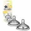 Tommee Tippee Savička na lahev, ANTI-COLIC,  střední průtok, 2 ks